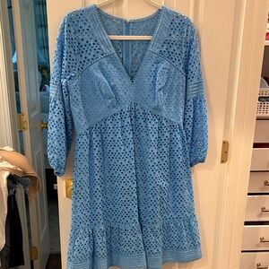 Lilly Pulitzer Light Blue Eyelet Dress